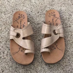 Tan sandals